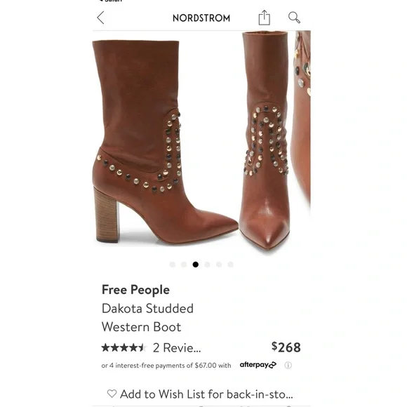 Free People Dakota Studded Boots - Picture 7 of 8